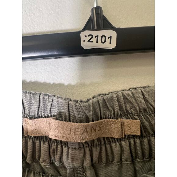 Max Jeans Loose Fit Elastic Waist Gray/Green Pants Sz S - Picture 3 of 3